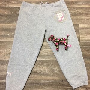 PINK Victoria’s Secret Gray Sweats 💝